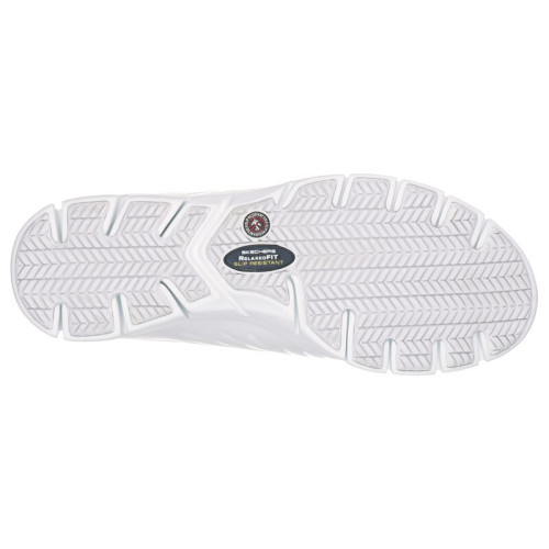 Skechers 76564wht - Women's - Eldred Dewey EH Soft Toe - White Leather  Skechers 76564wht - Women's - Eldred Dewey EH Soft Toe - White Leather