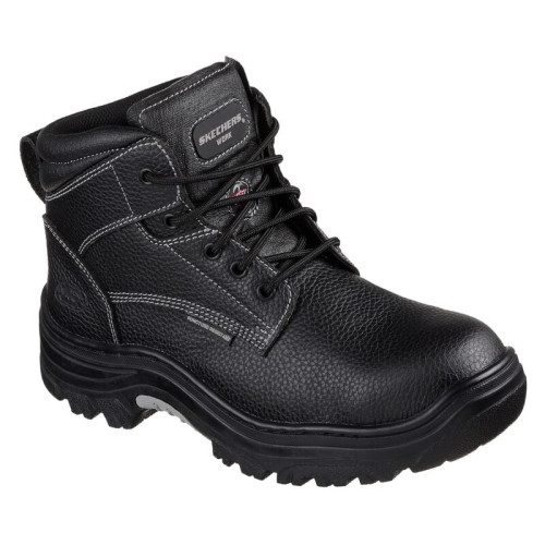 Skechers 77143blk - Men's - Burgin Tarlac Puncture Resistant EH Steel Toe - Black