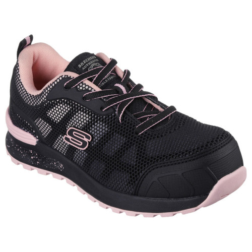 Skechers 77273bkpk - Women's - Lyndale EH Composite Toe - Black/Pink