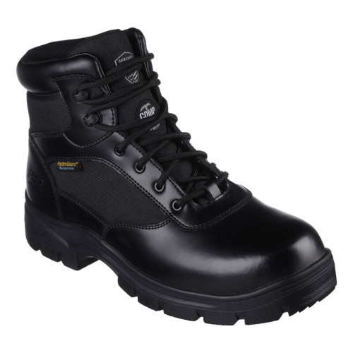 Skechers 77522blk - Men's - Wascanna Linnean Waterproof EH  Composite Toe - Black