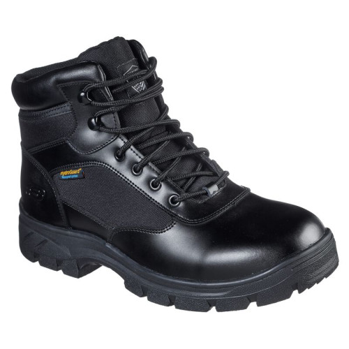 Skechers 77526blk - Men's - Wascana Benen Waterproof EH Tactical Soft Toe - Black