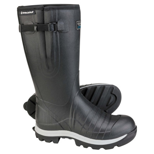 Skellerup FQX1 - Men's - 16" Quatro Extreme Insulated Waterproof Soft Toe - Black
