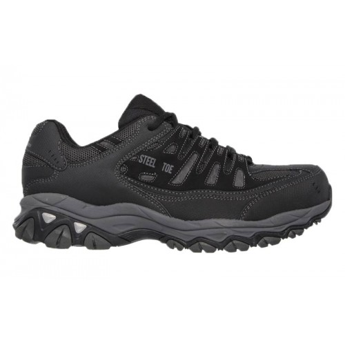 Skechers 77055bkcc Men's Cankton Athletic Steel Safety Toe Black