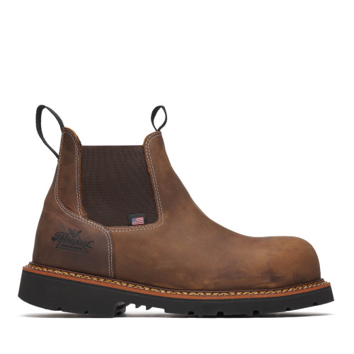 Thorogood 804-4109 - Men's - American Heritage Chelsea EH Composite Toe - Crazyhorse Brown Thorogood 804-4109 - Men's - American Heritage Chelsea EH Composite Toe - Crazyhorse Brown