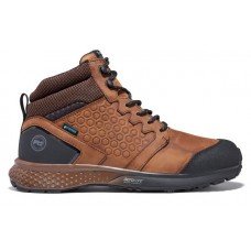 Timberland PRO A27BG - Men's - Reaxion EH Hike Soft Toe - Brown Full Grain with Orange 