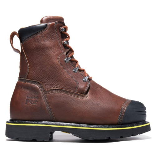 Timberland PRO A27MG - Men's - 9" Work Bannack EH Alloy Safety Toe - Brown Full Grain Leather