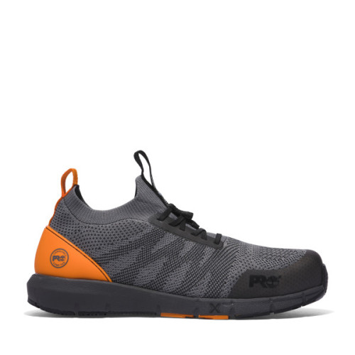 Timberland PRO A2B6X  - Men's - Radius Knit EH Composite Toe - Grey/Orange