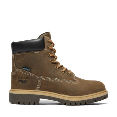 Timberland PRO A2R2A - Women's - 6" Direct Attach EH Waterproof Insulated Soft Toe - Turkish Coffee