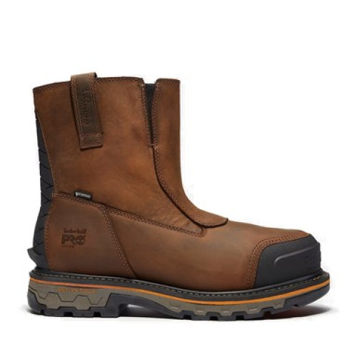 Timberland PRO A64BF - Men's - True Grit Chelsea Pull On EH Waterproof Soft Toe - Medium Brown Timberland PRO A64BF - Men's - True Grit Chelsea Pull On EH Waterproof Soft Toe - Medium Brown