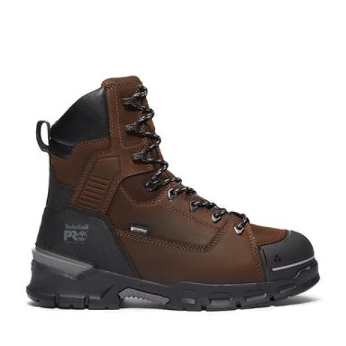 Timberland PRO A67TQ - Men's - 8" Endurance EV CSA Insulated Waterproof EH Composite Toe - Medium Brown Timberland PRO A67TQ - Men's - 8" Endurance EV CSA Insulated Waterproof EH Composite Toe - Medium Brown