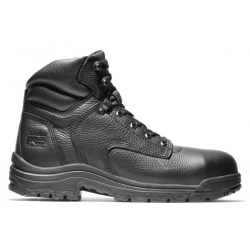 Timberland PRO 26064 - Men's - 6" TiTAN® Alloy Safety Toe Boot - Black Full-Grain