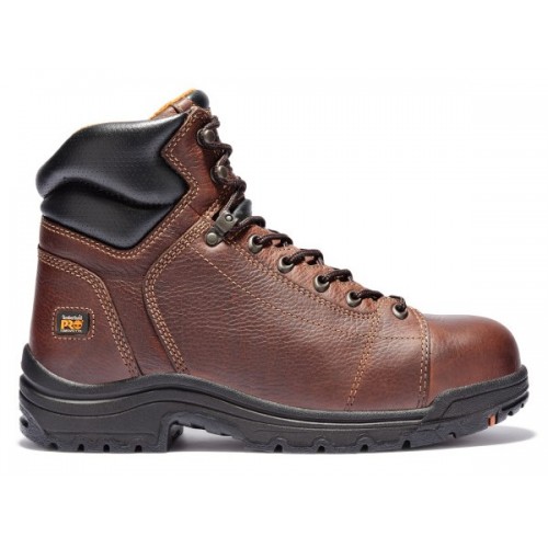 Timberland PRO 50506 - Men's - 6" Titan EH Alloy Toe Boot - Haystack Brown Full-Grain Leather