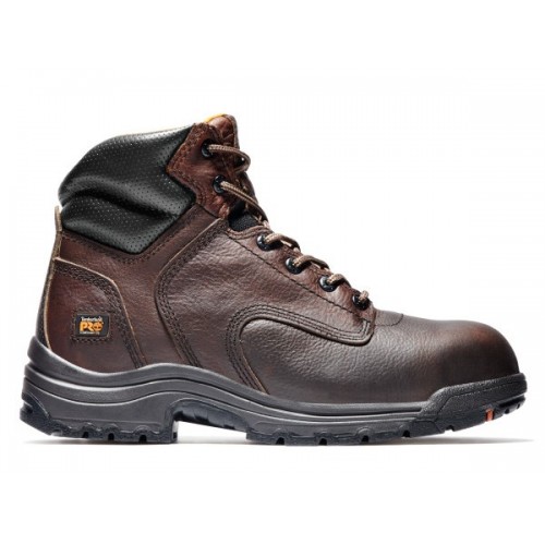 Timberland PRO 50508 - Men's - 6" Titan EH Composite Toe Boot - Camel Brown Full Grain Leather