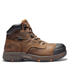 Timberland PRO A1HQL - Men's - 6" Helix HD EH Waterproof Composite Toe - Distressed Brown Full-Grain Leather
