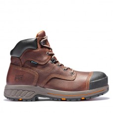 Timberland PRO A1I4H - Men's - 6" Helix HD EH Waterproof Composite Toe - Tempest Full-Grain Leather