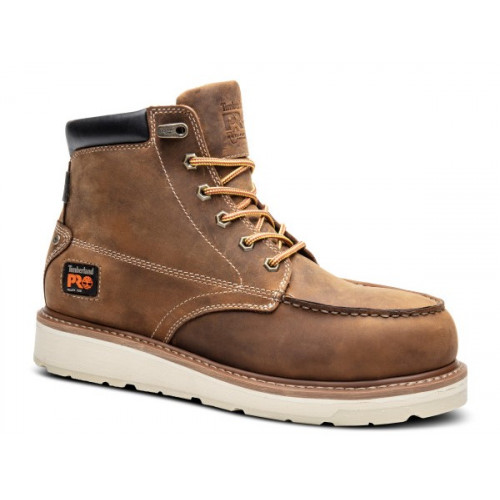 Timberland PRO A29V1 - Men's - 6" Gridworks EH Waterproof Alloy Toe - Golden Brown Full-Grain Leather