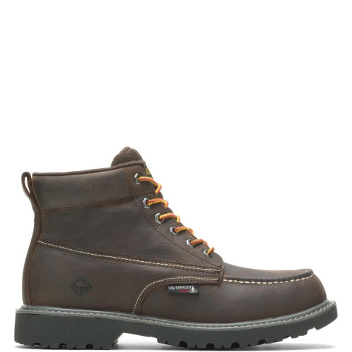 Wolverine W230025 - Men's - 6" Floorhand Waterproof Soft Toe - Dark Coffee