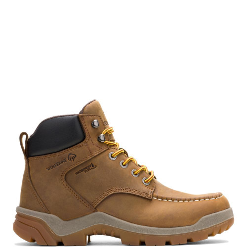 Wolverine W250005 - Men's - 6" Vantage Waterproof Moc Soft Toe - Dark Tan
