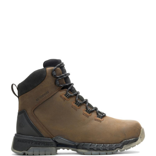 Wolverine W250054 - Men's - 6" I-90 Rush Max Waterproof Soft Toe - Dark Coffee