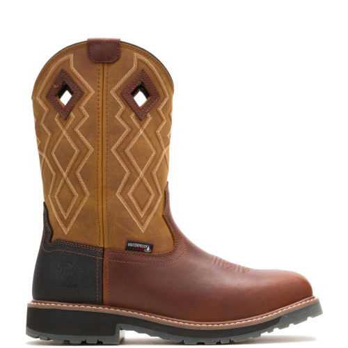 Wolverine W251013 - Men's - Rancher Pro Wellington EH Square Composite Toe - Cashew